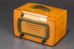 Rare DeWald 561 ’Jewel’ Radio in Butterscotch + Blue Catalin